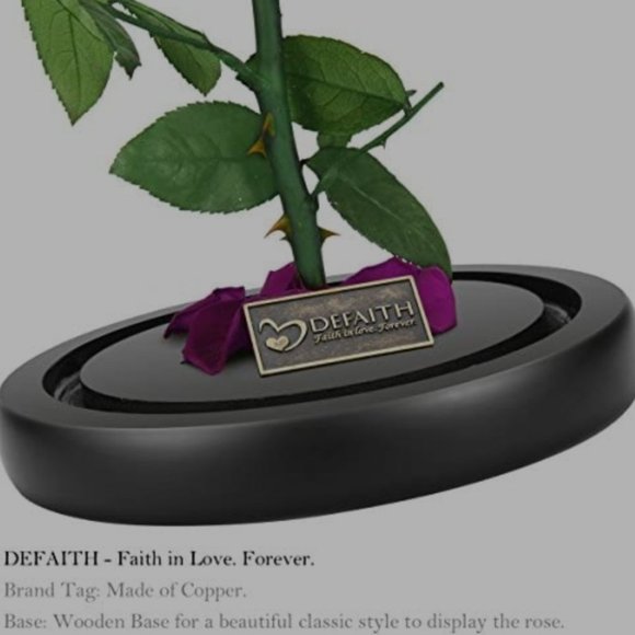 Preserved Living Red Rose - Picture 4 of 5